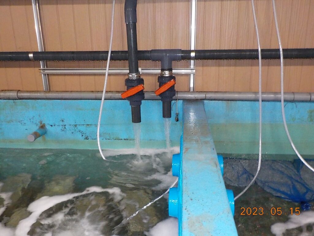 水産業／ホタテを入れる水槽の製作